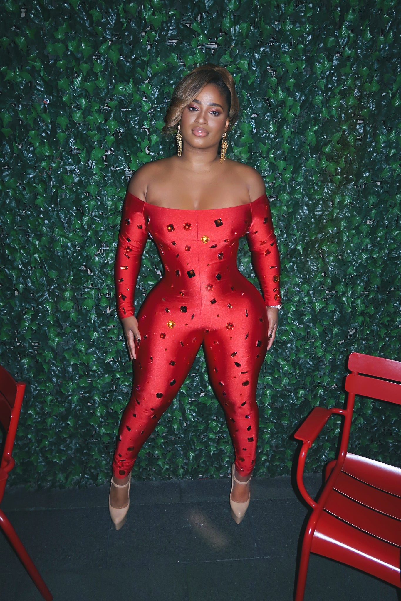 Bling suit (red)